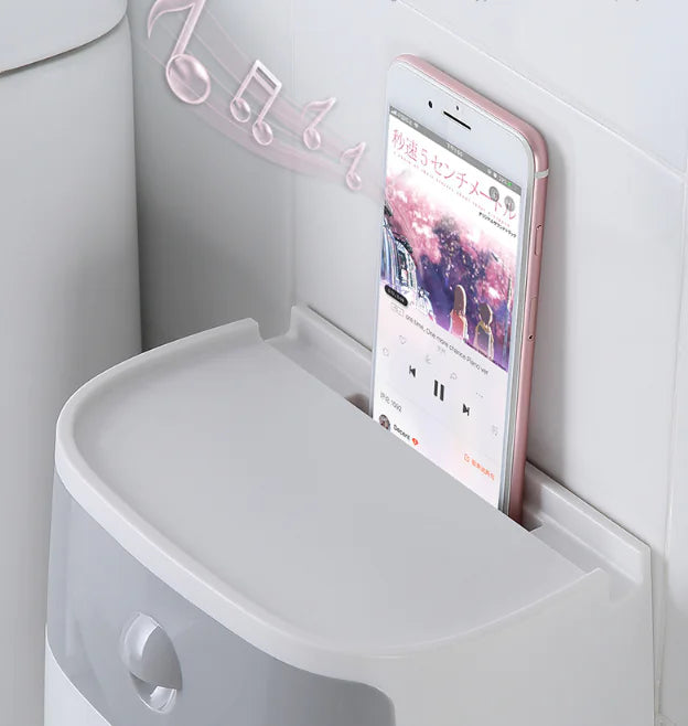 Tissue Box and Bathroom Storage Organizer Shelf Mimarta