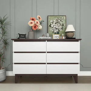 Particle Board Bedroom Living Room 6 Drawer Cabinet Rieworkes