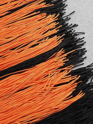 Fringe  Halterneck Backless Dress Rieworkes