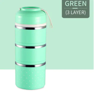 Leak-Proof Stainless Steel Thermal Lunch Boxes Rieworkes