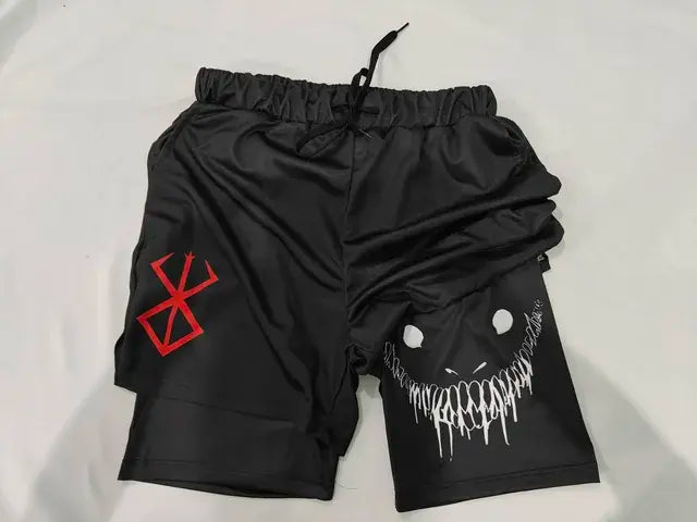 Y2K Men’s Anime Gym Shorts Rieworkes