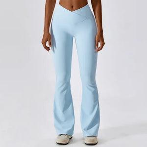 Women Gym Workout Fitness Sports Flared Pants Rieworkes