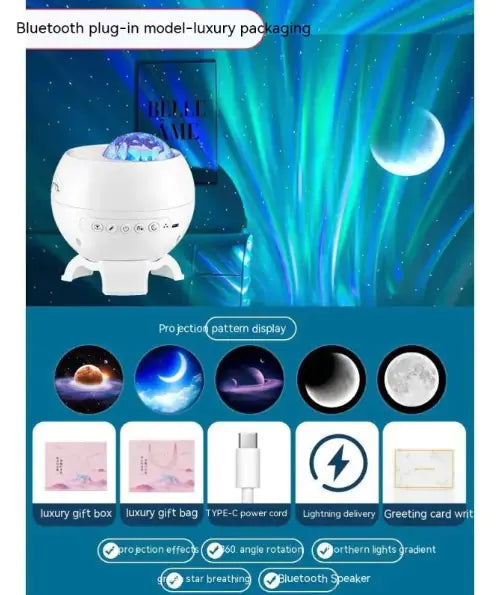 Northern Lights Starry Sky Projector Rieworkes