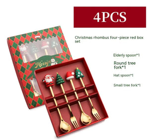 Festive Stainless Steel Christmas Spoon Rieworkes