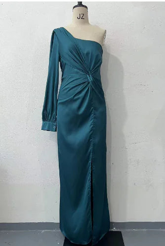 Women's Cinched Waist Slim-Fit Evening Dress Rieworkes