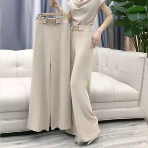 2023 Women's Casual Wide-Leg Skirt Set for Summer Mimarta
