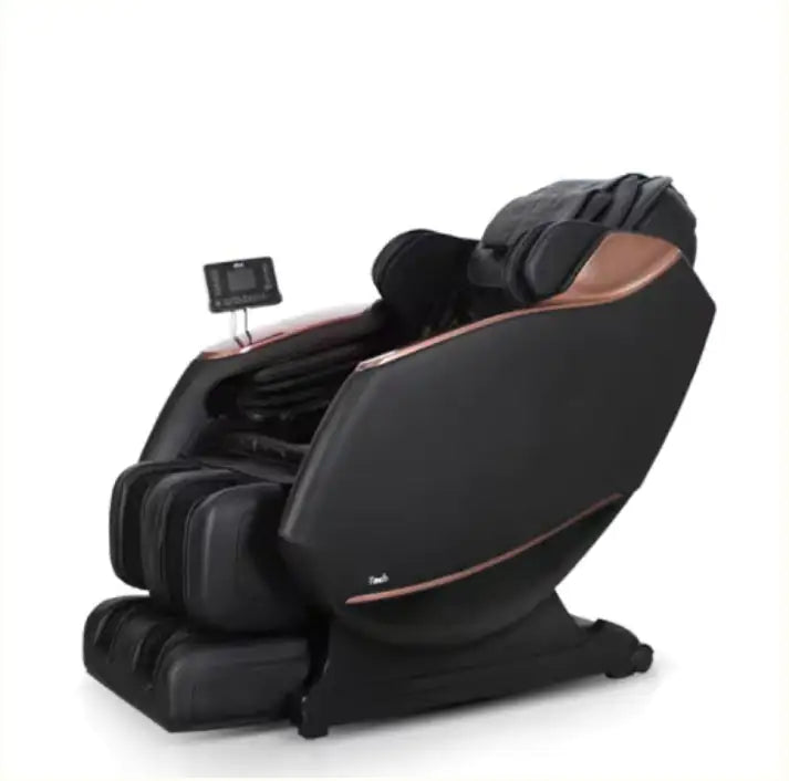 Full Body Zero Gravity Shiatsu Massage Chair SL-Track Recliner With Airbag Speaker LCD Touch Screen Mini Remote Voice Control Back Heat Rieworkes