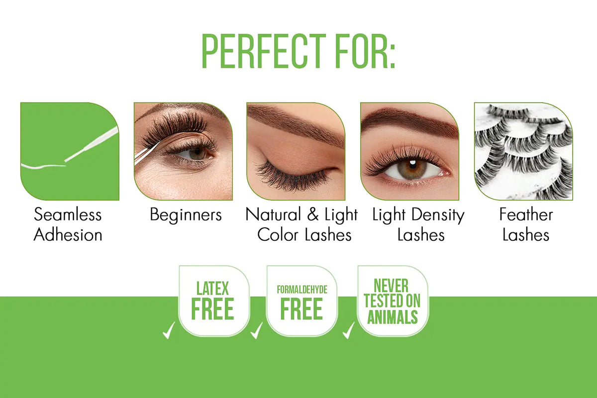 DUO Brush-On Strip Lash Adhesive with Vitamins A, C & E, Clear, Non-Irritating, Fast Drying Lash Glue, Easy to Use, Safe for Sensitive Eyes and Skin, 0.18 oz, 2-Packs 0.18 Ounce (Pack of 2) Clear (Peggable) Rieworkes