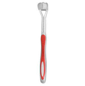 Three-headed toothbrush three-sided toothbrush Rieworkes