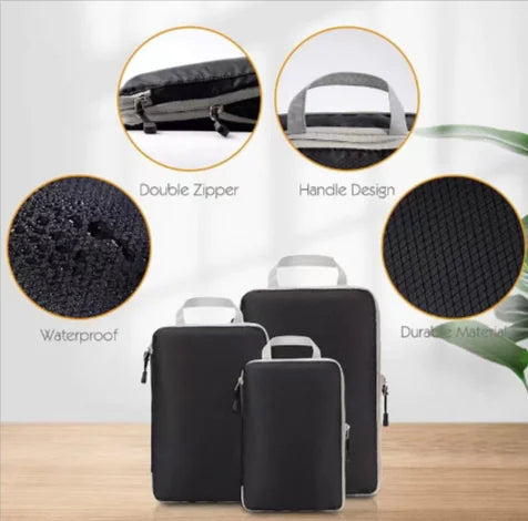 Amazon Travel Compressed Storage Bag 3-Piece Set Rieworkes