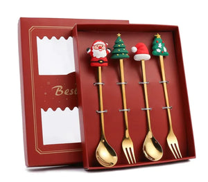Festive Stainless Steel Christmas Spoon Rieworkes