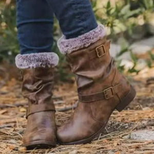 Warm Women's Snow Boots In Autumn And Winter Mimarta