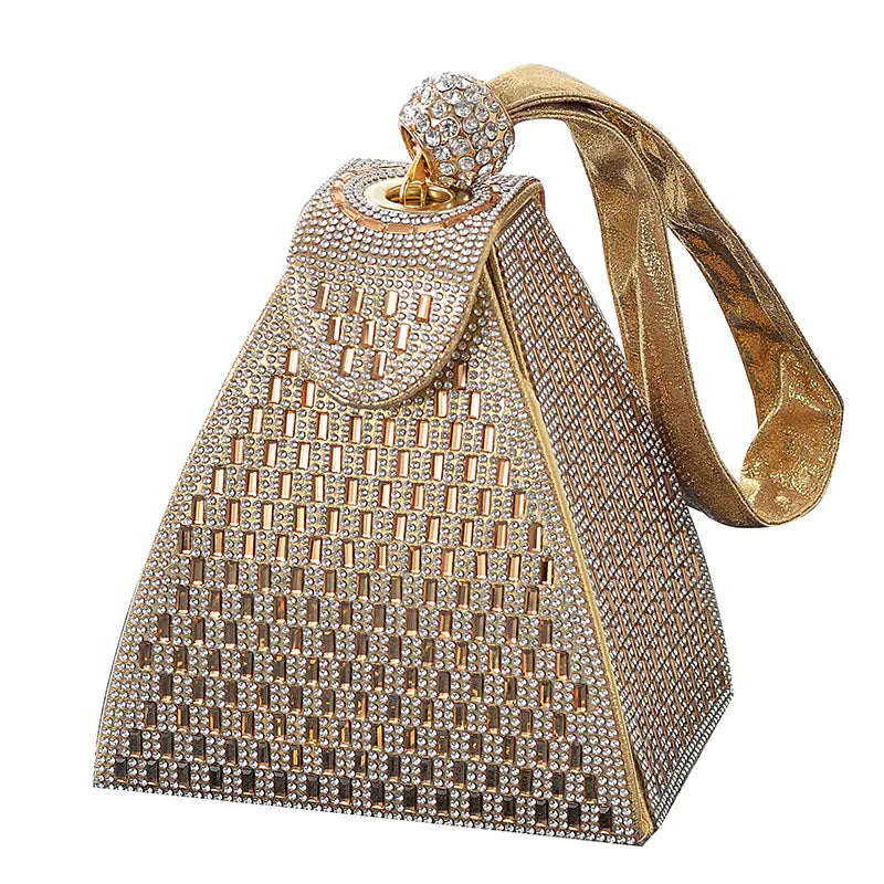 New Triangle Diamond Handbag for Evening Dresses Mimarta