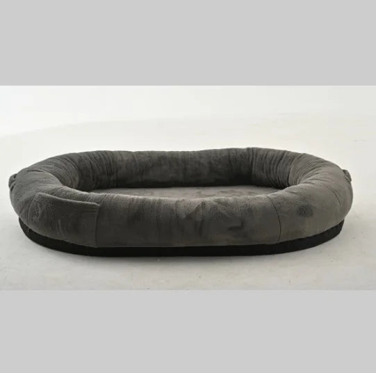 Large Dark Grey Human Dog Bed Rieworkes