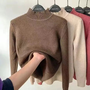 Women Turtleneck Autumn Winter Sweater Rieworkes