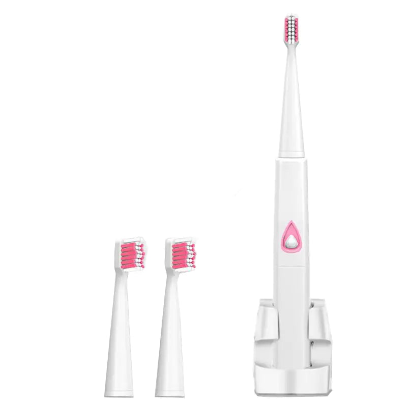 Ultrasonic Electro Toothbrush With Two Additional Brush Heads Rieworkes