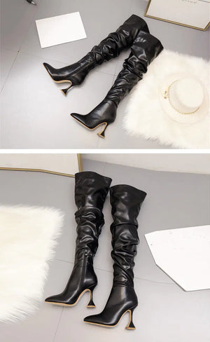 Over The Knee Boots Shoes Rieworkes