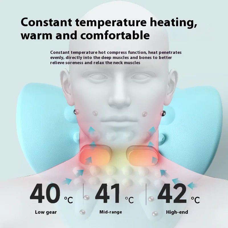 Portable Cervical Neck Massager Pillow Rieworkes