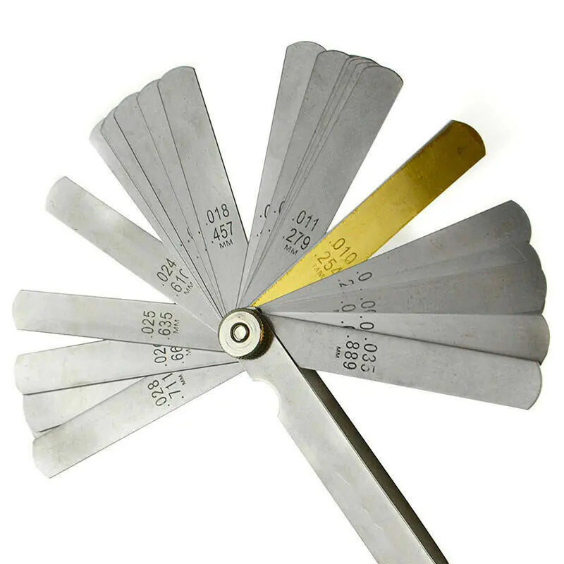 32 Blade Feeler Gauge Dual Reading Combination Feeler Gauge Metric & SAE US NEW Rieworkes
