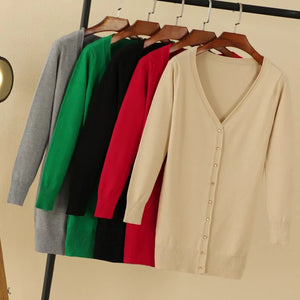 V-neck Woman Cardigan Rieworkes