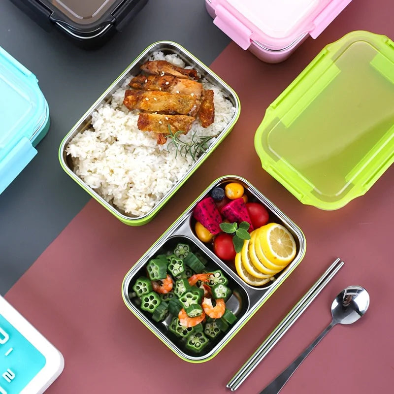 Stainless Steel Two-Layer Lunch Box Rieworkes