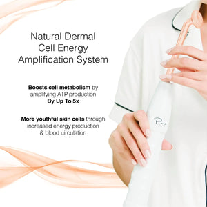 NuDerma Portable Handheld Skin Therapy Wand Machine w/Neon – Anti-Aging - Skin Tightening - Wrinkle Reducing - Dark Circles – Clarifying - Hair & Scalp Stimulator Rieworkes