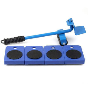 Furniture Lifter Sliders Kit: Heavy-Duty Roller Move Tool Set for 100Kg/220Lbs Rieworkes
