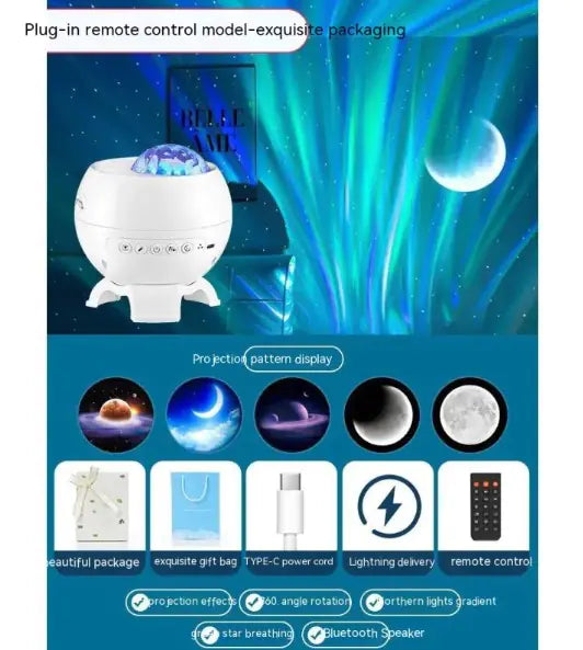 Northern Lights Starry Sky Projector Rieworkes