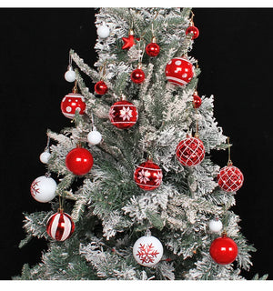 Colorful Christmas Ornament Ball Set Rieworkes