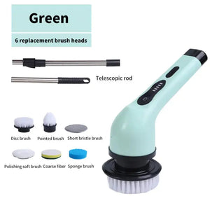 Wireless Multifunctional Cleaning Brush Rieworkes