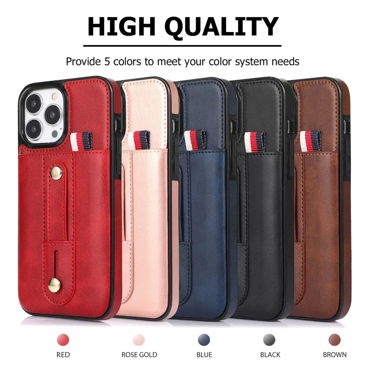 Luxury Leather Phone Case For iPhone Rieworkes