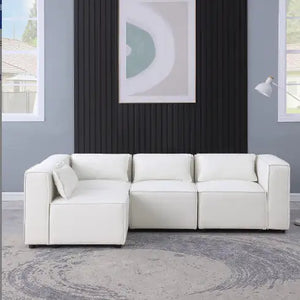 Modular Sofa BEIGE Chenille Fabric, Simple And Grand, The Seat And Back Is Very Soft. This Is Also A KNOCK DOWN Sofa Rieworkes