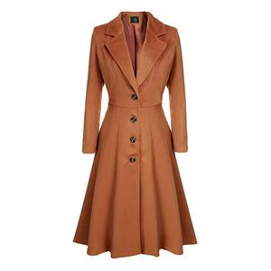 Women's Casual Long Sleeve Trench Coat - Fall 2018 Mimarta