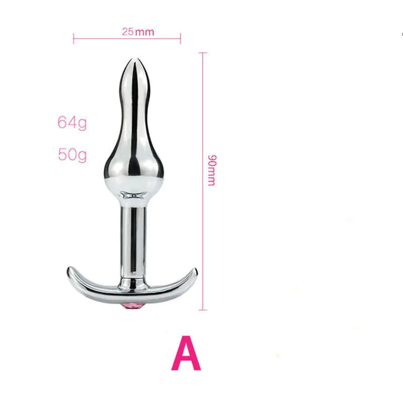 Metal Anal Toy Set for Adult Pleasure and Exploration Mimarta