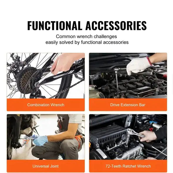 VEVOR Mechanical Tool Kit And Sleeve Kit Mimarta