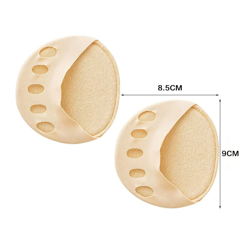 Five Toes Forefoot Pads for Women High Heels Half Insoles Calluses Corns Foot Pain Care Absorbs Shock Socks Toe Pad Inserts Rieworkes
