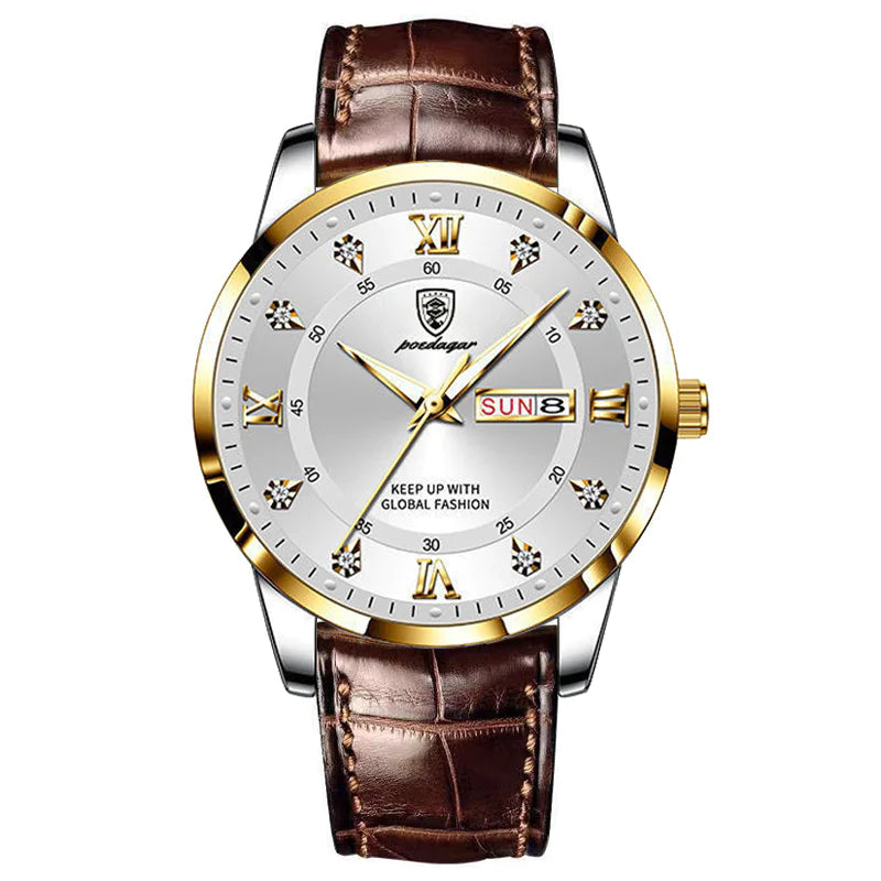 Men's Luxury Leather Sports Watch Mimarta