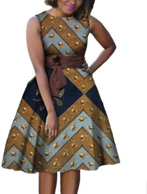 Batik Printed Cotton Dress and Skirt Combo Rieworkes