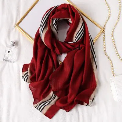 Plaid Scarf for Women Rieworkes