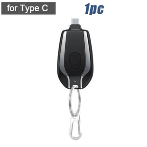 Compact Keychain Emergency Phone Charger Power Bank Rieworkes