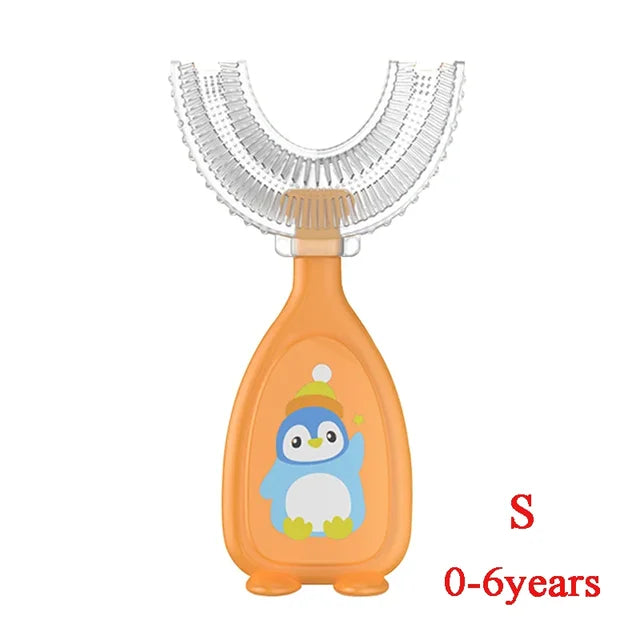New Hot Children Smart 360 Degree U Shape Manual Toothbrush Rieworkes