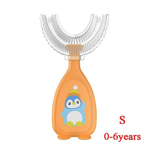New Hot Children Smart 360 Degree U Shape Manual Toothbrush Rieworkes