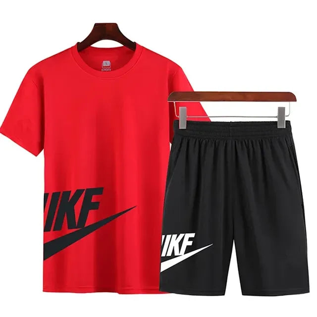 Luxury Men's T-Shirt and Shorts Set for Teens (2 Pieces) Mimarta