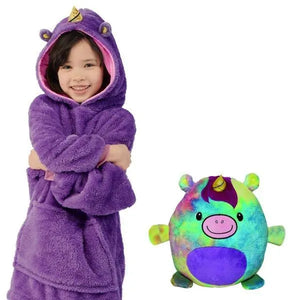 Children's Wearable Blanket Hoodie Rieworkes