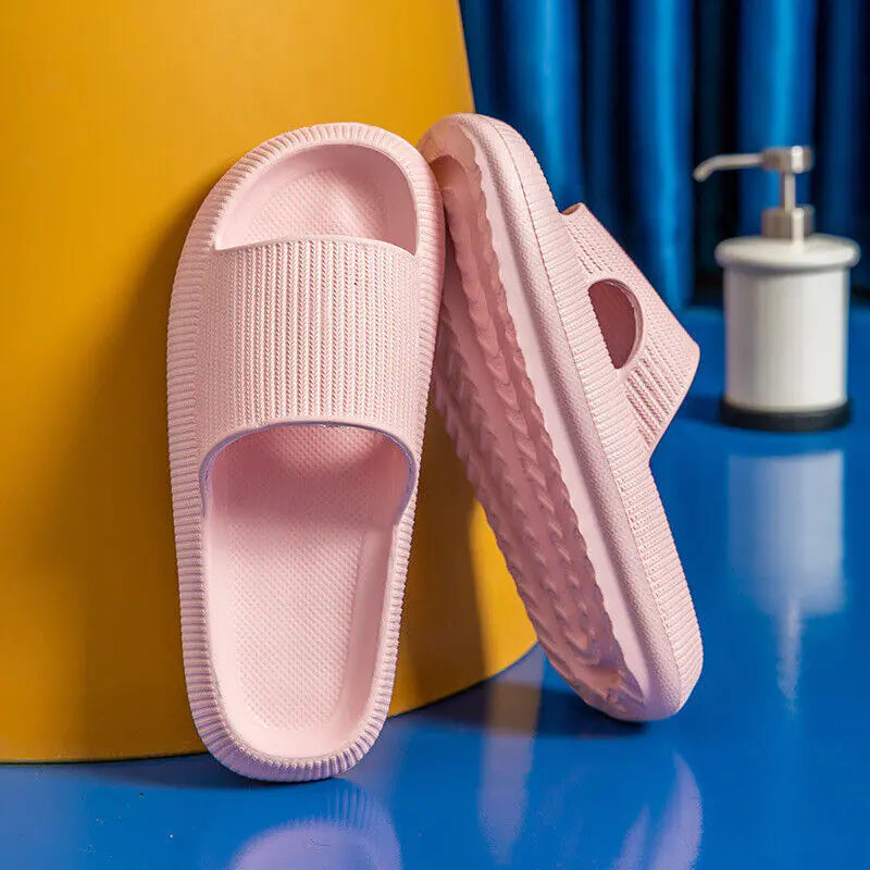 Cozy Pillow Slides Anti-Slip Sandals Ultra Soft Slippers Cloud Home Outdoor Shoe Rieworkes