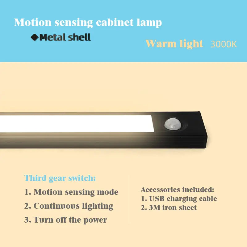 Motion Sensor Light Cabinet Lighting Kit Rieworkes
