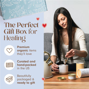 Get Well Gift Box USDA Organic Get Well Soon Self Care Package for Women Fluffy Rieworkes