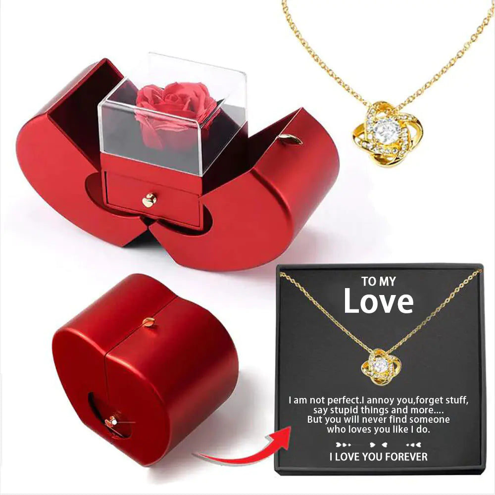 Luxury Four-Leaf Clover Necklace Gift Box Set Mimarta