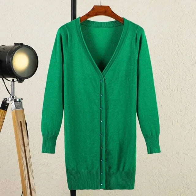 V-neck Woman Cardigan Rieworkes