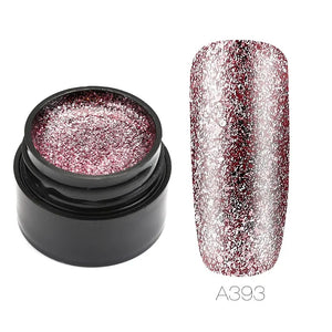Hybrid Varnishes Gel Nail Polish Set Glitter Rieworkes